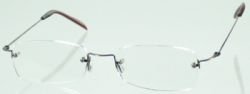 Totally Rimless- Beautiful Bronze Stainless Steel Readers with Free Case, 1.75 Strength, by American Reading Glasses Totally Rimless- Beautiful Bronze Stainless Steel Readers with Free Case, 1.75 Strength, by American Reading Glasses