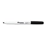 UNV43671 Pen Style Dry Erase Markers, Bullet Point, Black