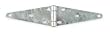 Battalion 1RCN8 Strap Hinge, Heavy, Steel, 4 Hole Leaf