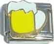 Clearly Charming Beer Mug Italian Charm Bracelet Link