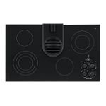 KitchenAid 36 in. Electric Ceramic-Glass Conventional Cooktop with Downdraft Vent System - KECD866R