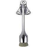 Kickdown Door Holder, 4" Chrome
