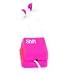 Square Universal Headset Cord Winder Organizer (Hot Pink) for Apple mp3
