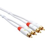 Hosa BRR003X2 Beatport Stereo Dual RCA to RCA Cable, 3-Feet