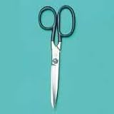 Kleencut Stainless Steel Scissors, 8 Straight, Black Handles ACM19018