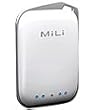 Mili Power Crystal External Power Bank for iPhone,Blackberry, HTC, Xperia and More (White)