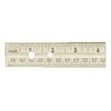 Hardwood Ruler, English/Metric, 12 Long, Wood (ACM10702)