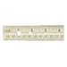 ACM10702 - Hardwood Ruler, English/Metric, 12 Long, Wood