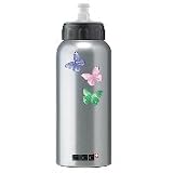  : SIGG Reusable Water Bottle - Silver Butterflies - Exclusive Design!