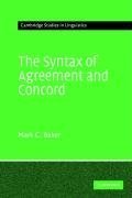 The Syntax of Agreement and Concord (Cambridge Studies in Linguistics)