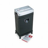 Medium-Duty 38012 Confetti-Cut Paper Shredder, Silver/Black