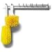 Carlisle 4073504 Spectrum Aluminum Brush Rack, 17" Length, Yellow