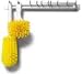 Food Racks - Carlisle Aluminum Brush/Broom Rack 17in 1 DZ 40735-00