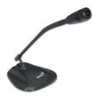 Genius MIC-01A  (Black, desktop microphone) Allows for Internet conversation, voice presentation or recording anytime, anywhere.