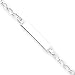 Sterling Silver Childrens ID Bracelet - 6 Inch - Lobster Claw