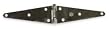Battalion 1RCP5 Strap Hinge, Heavy, Steel, 4 Hole Leaf