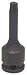 Westward 4LYZ4 Impact Torx Socket, 1/4 Drive, T27
