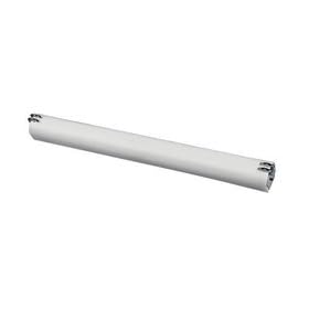American Fluorescent CEV124PCE5T Century T5 Vanity, Smooth White Acrylic Diffuser with Polished Chrome End Caps, 26-Inches 24W
