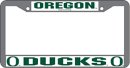 Oregon Ducks Chrome License Plate Frame
