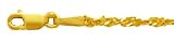 14k Gold Singapore Twisted Chain-2mm 16 , 18 , 20 or 24 IN