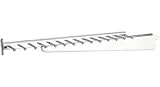 FreedomRail Sliding Tie and Belt Rack - White