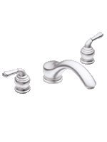 Moen T951PM Monticello Two Handle Roman Tub Faucet Trim Platinum
