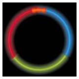 50 22" Premium Grade Tri-Color glow necklaces