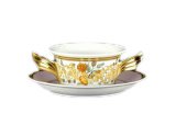 Versace by Rosenthal Butterfly Garden Cream Soup Cup &amp; Saucer