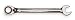 Westward 3LE94 Wrench, Combo, 7/16 In