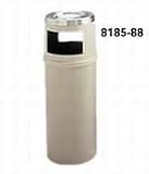 25 Gallon Plastic Ash/Trash Container 18 D x 42 1/4 H. EA