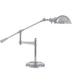 Studio: Sandy Chapman Articulating Boom-Arm in Polished Nickel by Visual Comfort SL3975PN