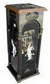 Elegant Oriental Chest Pedestal Single Door