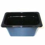 Camwear Food Pan Fourth Size - 6'' Deep Black