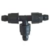 !/2" Poly Tubing Drip Irrigation Perma-loc Hose Tee
