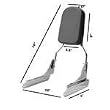 Honda VLX600 VLX 600 sissy bar backrest 1998-2007 flame