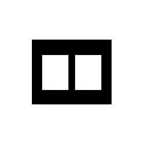 Adorama Black Trans-Mat, 11x14 Slide Presentation Board with Two 4x 5 Openings. by Adorama