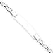 Sterling Silver 6 Inch Engraveable Childrens ID Bracelet