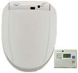 Feel Fresh HI-6001BC Elongated Electric Bidet with Wireless Remote Control, Biscuit