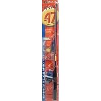 KIDS FISHING ROD/REEL SPINCAST COMBO 47 PIECE FISHING KIT COMPLETE BEGINNER KIT