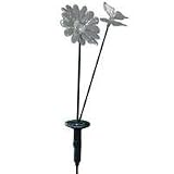 Outdoor Solar Light Stake, 2 In 1 Acrylic Butterfly