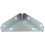 Stanley Hardware 4-Inch Heavy Duty Corner Brace, Zinc Plated, 2-Pack #755565