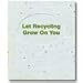 Min Qty 250 Seed Infused Cards, Corporate Identity, Oval Window