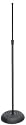 On Stage MC7201B Round Base Microphone Stand (Black)