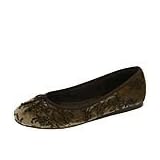 Daniel Green Anastasia | Ladies Slippers Tan Velvet by Daniel Green