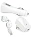 Combo of Retractable USB Data Cable + Home Charger Adapter & Car Charger Adapter for Apple iPod Nano 1st Generation 1GB, 2GB, 4GB Combo of Retractable USB Data Cable + Home Charger Adapter & Car Charger Adapter for Apple iPod Nano 1st Generation 1GB, 2GB, 4GB