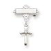 Sterling Silver Dangling CZ (Cubic Zirconia) CrossPin