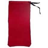 Drawstring Dildo Bag in RED 8" length - Protective Adult Sex Toy Storage