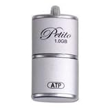 ATP 1GB PETITO USB 2.0 FLASH DRIVE SHOCK/WATER/ESD RESISTANT (Silver) (Retail)