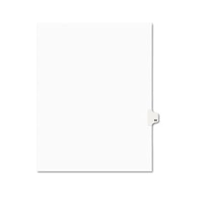 Avery 01092 - Avery-Style Legal Side Tab Divider, Title: 92, Letter, White, 25/Pack-AVE01092