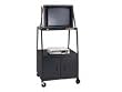 Bretford BBULC48-C4 UL Listed TV Cart with 2-Outlet Electrical Unit for 27-32" Televisons